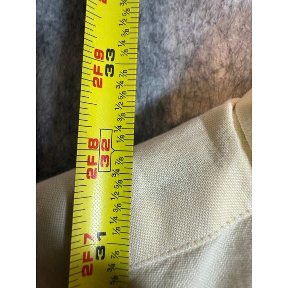 Vineyard Vines Mens Yellow 100% Cotton Whale Shirt Button Down - Large - Picture 6 of 6